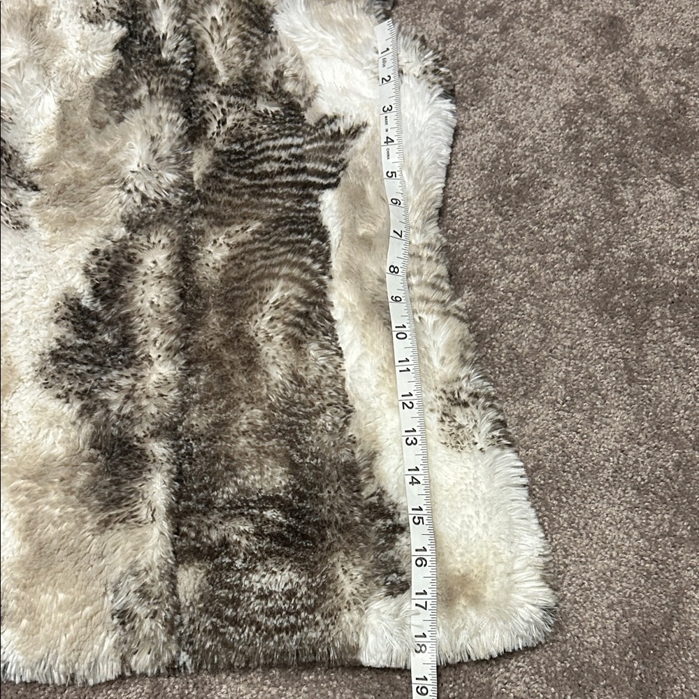 CAbi Textured Brown and Cream Vest sz:small - Picture 7 of 8